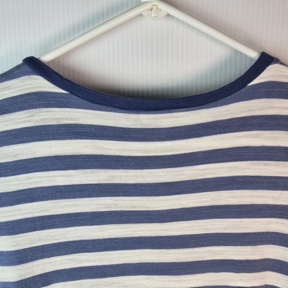 Polo Ralph Lauren Girls Striped Navy & White Short/Sleeve CottonDress SizeXL/16 - Picture 9 of 13